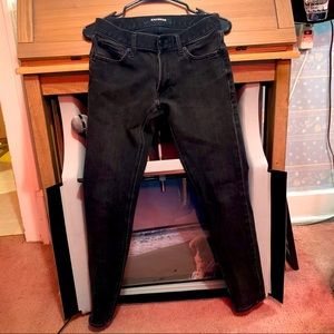 Express Men’s Skinny Jeans 28x32 Black